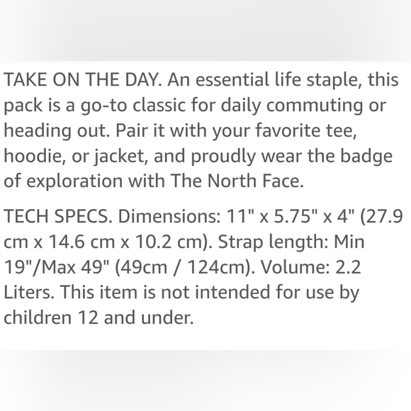 🔰 The North Face backpack Sling bag Fanny Pack‼️ - Picture 9 of 9